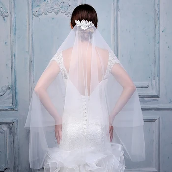 new aesthetical lace two layers soft Tulle lvory with cut edge short bridal face veil Wedding dress accessories with comb
new aesthetical lace two layers soft Tulle lvory with cut edge short bridal face veil Wedding dress accessories with comb