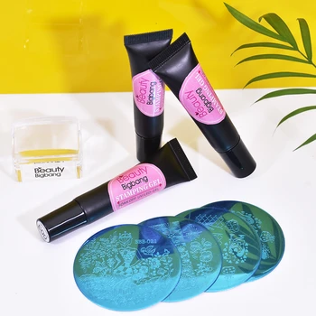 Beauty bigbang 8ml Stamping Gel For Nail Art Stamping Plates Printing UV Nail Gel For Stamp Templates
Beauty bigbang 8ml Stamping Gel For Nail Art Stamping Plates Printing UV Nail Gel For Stamp Templates