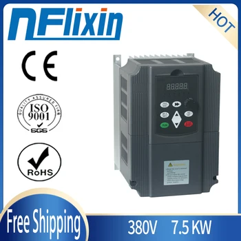 380v 7.5kw VFD Variable Frequency Drive Inverter /VFD 3P Input 3P Output CNC spindle Driver spindle speed control for water pump
380v 7.5kw VFD Variable Frequency Drive Inverter /VFD 3P Input 3P Output CNC spindle Driver spindle speed control for water pump