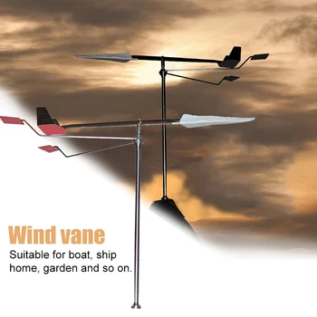 Practical Wind Direction Indicator Stainless Steel Anti Corrosion Easy Install Boat Ship Roof Mount Durable Home Weather Vane
Practical Wind Direction Indicator Stainless Steel Anti Corrosion Easy Install Boat Ship Roof Mount Durable Home Weather Vane