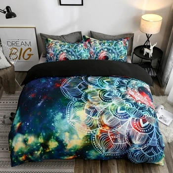 2/3Pcs Bedding Set Mandala Duvet Cover Pillowcase Bedding New 3D Digital Print Bedclothes Home Decor Comfortable Bedding Sets
2/3Pcs Bedding Set Mandala Duvet Cover Pillowcase Bedding New 3D Digital Print Bedclothes Home Decor Comfortable Bedding Sets