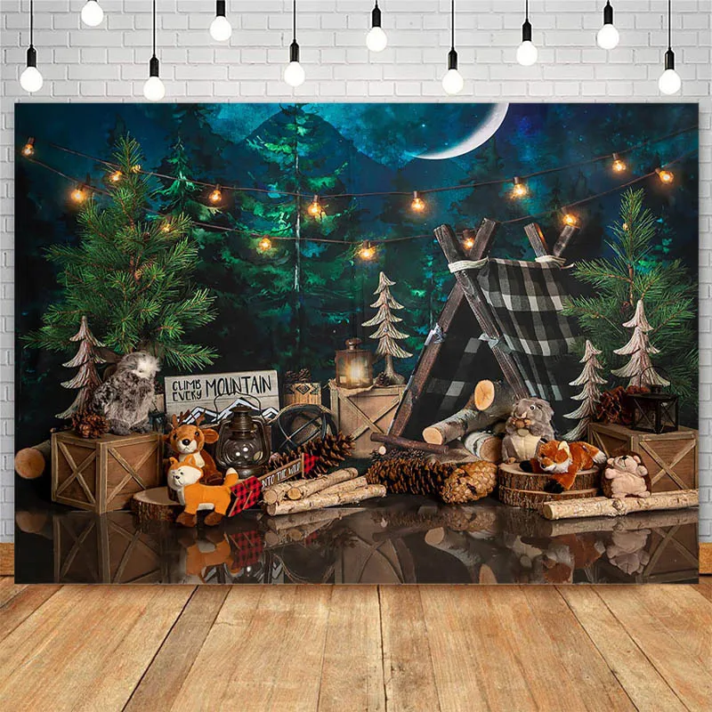 Mocsicka Camping Cake Smash Backdrop for Boy Children Birthday Photocall Background Photo Studio Tent Pine Tree Toy Decor Props
Mocsicka Camping Cake Smash Backdrop for Boy Children Birthday Photocall Background Photo Studio Tent Pine Tree Toy Decor Props