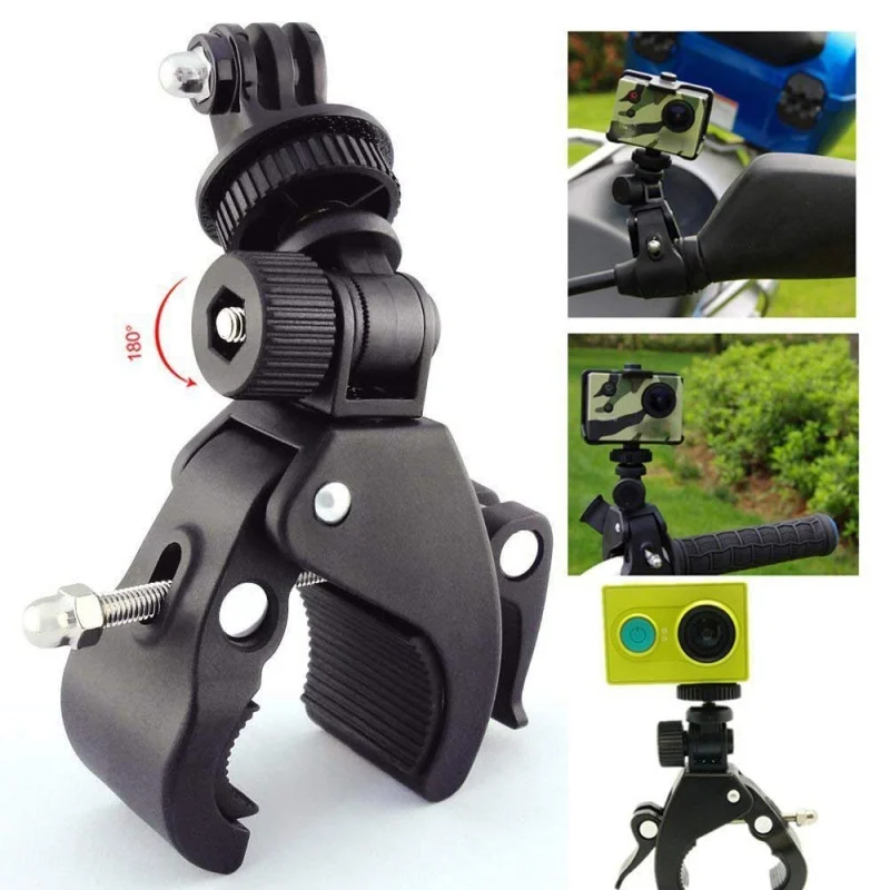Bicycle Handlebar Camera Clamp Bracket 360 Degree Rotation Tripod Mount Screw Clip For Hero5/4/3+/3/2/1
Bicycle Handlebar Camera Clamp Bracket 360 Degree Rotation Tripod Mount Screw Clip For Hero5/4/3+/3/2/1