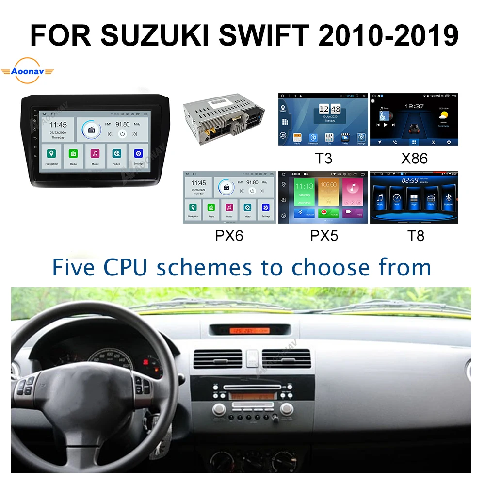 Автомагнитола 2Din Android 10 0 для SUZUKI SWIFT 2010 2019|Мультимедиаплеер авто| |