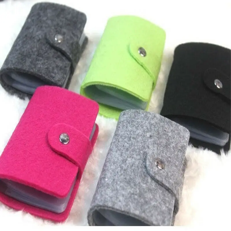 Solid color Mini 24-card felt multi-card type ID Credit Card Case Package Bag Holder 2020 Business Card Case Unisex ID holders
Solid color Mini 24-card felt multi-card type ID Credit Card Case Package Bag Holder 2020 Business Card Case Unisex ID holders