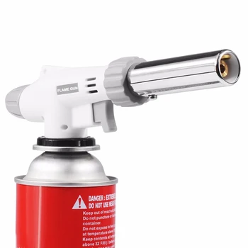 Gas Torch Airbrush Flame Gun Blowtorch Cooking Soldering Butane AutoIgnition gas-Burner Lighter Heating Welding Jet flame gun
Gas Torch Airbrush Flame Gun Blowtorch Cooking Soldering Butane AutoIgnition gas-Burner Lighter Heating Welding Jet flame gun