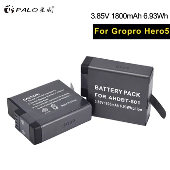 PALO new 2pcs AHDBT 501 camera battery in digital batteries AHDBT-501 1800mAh for GoPro Hero 5 Gopro Hero 6 Action camera
PALO new 2pcs AHDBT 501 camera battery in digital batteries AHDBT-501 1800mAh for GoPro Hero 5 Gopro Hero 6 Action camera