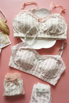 Honviey cute underwear set cotton retro floral breathable wirefree student chest block vest summer anti-glare sleepwear
Honviey cute underwear set cotton retro floral breathable wirefree student chest block vest summer anti-glare sleepwear