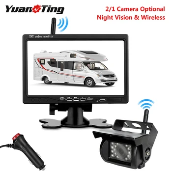 YuanTing 7" Wireless Waterproof Back Up Camera Night Vision Parking System HD TFT LCD Vehicle Rear View Monitor for Truck RV
YuanTing 7" Wireless Waterproof Back Up Camera Night Vision Parking System HD TFT LCD Vehicle Rear View Monitor for Truck RV