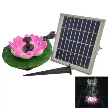 Lotus Shape Solar Fountain with LED Light Courtyard Landscape Garden Fountain Pond Solar Lotus Flower Fountain Water Pump 
Lotus Shape Solar Fountain with LED Light Courtyard Landscape Garden Fountain Pond Solar Lotus Flower Fountain Water Pump