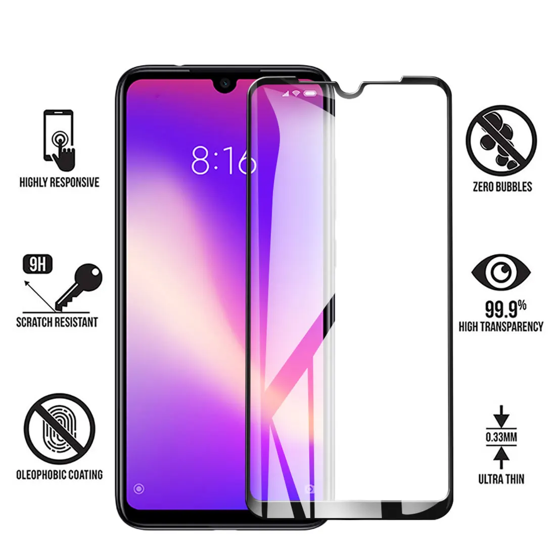 9D Tempered Glass For Xiaomi Redmi Note 5 6 7 For Redmi note 5 6pro 5A Professional Screen Protector Protective Glass Film
9D Tempered Glass For Xiaomi Redmi Note 5 6 7 For Redmi note 5 6pro 5A Professional Screen Protector Protective Glass Film