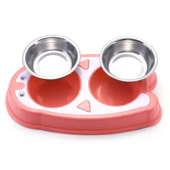 Penguin Shape Double Dog Bowl Stainless Steel Pet Food Water Feeder Pet Supplies 425D 
Penguin Shape Double Dog Bowl Stainless Steel Pet Food Water Feeder Pet Supplies 425D