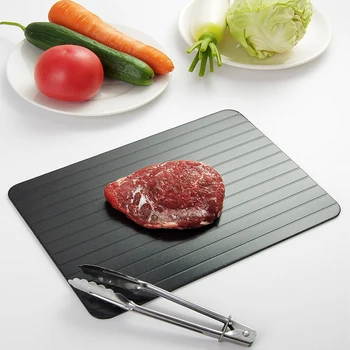 Multiple Functions Fast Thaw Board Meat Steak Fruit Vegetable FreezingFish Seafood Home Use Quick Defrost Flat Tray Kitchen Tool
Multiple Functions Fast Thaw Board Meat Steak Fruit Vegetable FreezingFish Seafood Home Use Quick Defrost Flat Tray Kitchen Tool