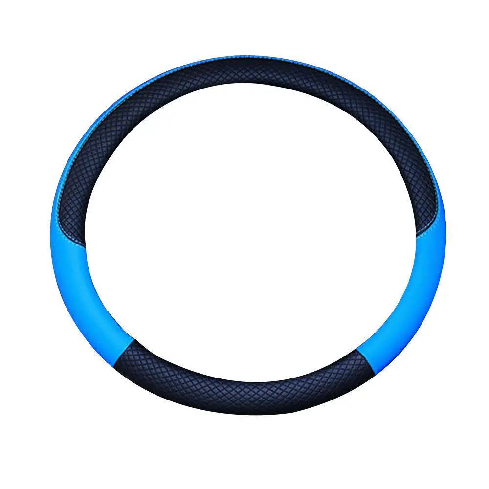 PVC 38CM Universal Car Steering-wheel Cover Car-styling Sport Auto Steering Wheel Covers Anti-Slip Automotive Accessories
PVC 38CM Universal Car Steering-wheel Cover Car-styling Sport Auto Steering Wheel Covers Anti-Slip Automotive Accessories