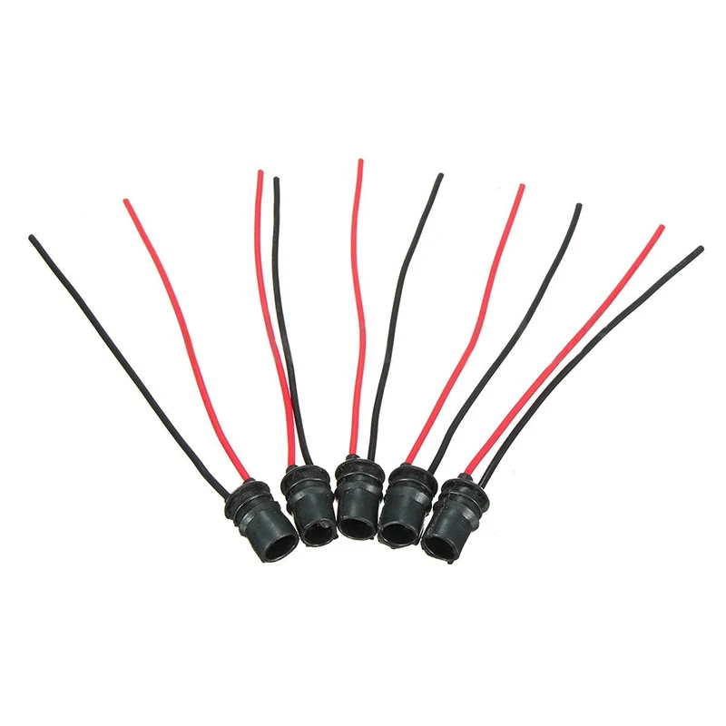 10pcs T10 Round Sockets Car Lamp Holder Adapters 10mm Led Bulb Base Connector W5W 147 501 Auto Light Extension Accessories
10pcs T10 Round Sockets Car Lamp Holder Adapters 10mm Led Bulb Base Connector W5W 147 501 Auto Light Extension Accessories