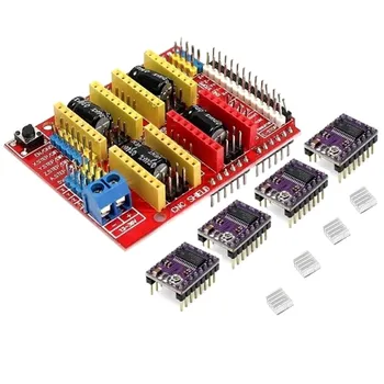 3D printer accessoriesCnc shield v3 engraving machine expansion board DRV8825 Driver Kit For Arduino 3D Printer
3D printer accessoriesCnc shield v3 engraving machine expansion board DRV8825 Driver Kit For Arduino 3D Printer