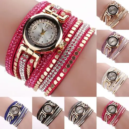 Multilayer Shiny Rhinestone Women Watch Faux Leather Bracelet Analog Wristwatch dames horloges horloge dames Ladies Dress Watche
Multilayer Shiny Rhinestone Women Watch Faux Leather Bracelet Analog Wristwatch dames horloges horloge dames Ladies Dress Watche