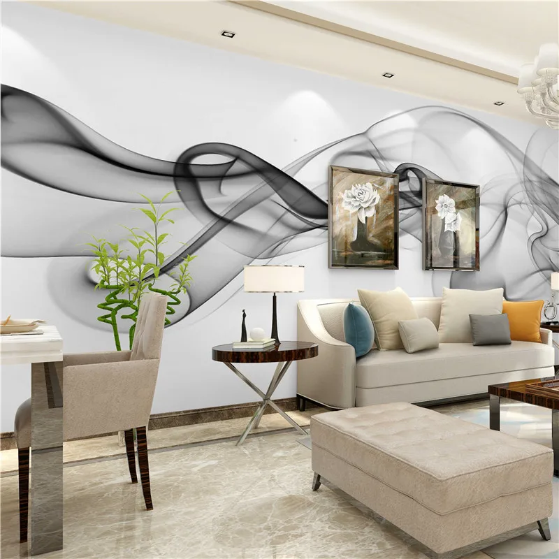 

Custom Wall Mural Wallpaper Abstract Art Modern Smoke Clouds Large Wall Painting Bedroom Living Room Sofa TV Photo Wall Paper 3D