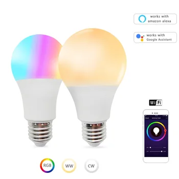 Smart Light Bulb 12w 15w Color Changing wifi Hue Light E27 RGB LED Bulb Dimmable Alexa Compatible Tuya Smart Life APP Google
Smart Light Bulb 12w 15w Color Changing wifi Hue Light E27 RGB LED Bulb Dimmable Alexa Compatible Tuya Smart Life APP Google