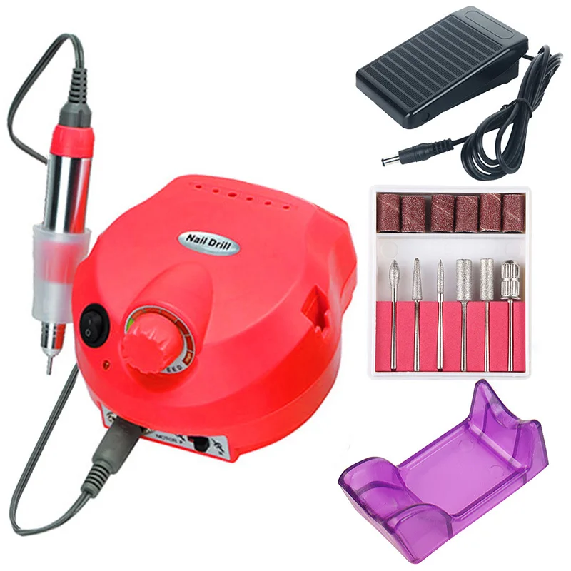 35000/20000 RPM Electric Nail Drill Machine Set Mill Cutter Bits for Manicure Pedicure Gel Cuticle Rotary File Professional Kit
35000/20000 RPM Electric Nail Drill Machine Set Mill Cutter Bits for Manicure Pedicure Gel Cuticle Rotary File Professional Kit