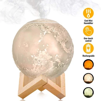 880Ml Luna humidifier Aroma Diffuser Diffuser with LED Lamp Luna Humidifier Cold Mist Function Adjustable Mist Mode Brightness
880Ml Luna humidifier Aroma Diffuser Diffuser with LED Lamp Luna Humidifier Cold Mist Function Adjustable Mist Mode Brightness