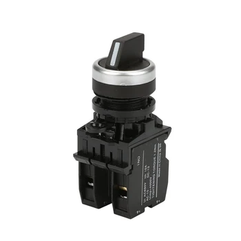 22mm selector maintained Push Button Switch Silver plated contact 22mm latching 1NONC On Off Self Reset 2 position LAK42-11X/21
22mm selector maintained Push Button Switch Silver plated contact 22mm latching 1NONC On Off Self Reset 2 position LAK42-11X/21