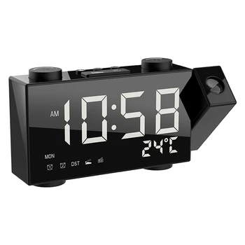 Digital FM Projection Radio Alarm Clock USB Power Supplies LED Thermometer Clock
Digital FM Projection Radio Alarm Clock USB Power Supplies LED Thermometer Clock