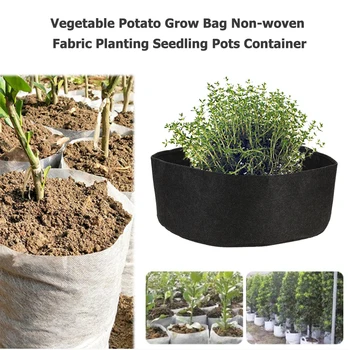 DIY Potatoes Grow Plant Bag Planter Non-woven Fabric Tomato Vegetable Container Easily Carrying Eco-friendly Tool
DIY Potatoes Grow Plant Bag Planter Non-woven Fabric Tomato Vegetable Container Easily Carrying Eco-friendly Tool