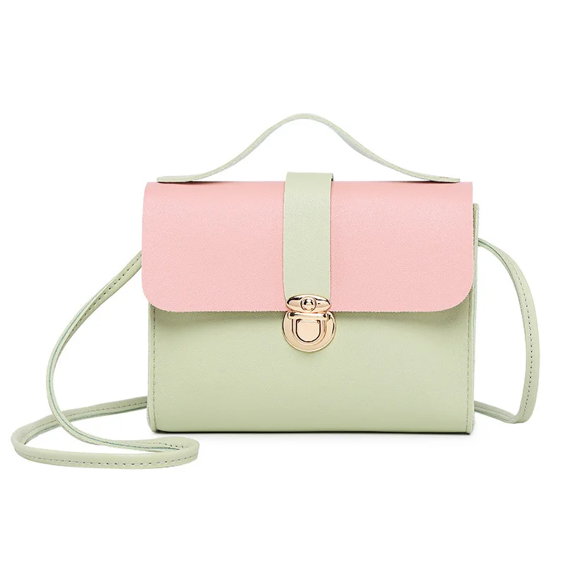 New color contrast small square bag soft leather Korean version student mobile phone zero wallet key
New color contrast small square bag soft leather Korean version student mobile phone zero wallet key