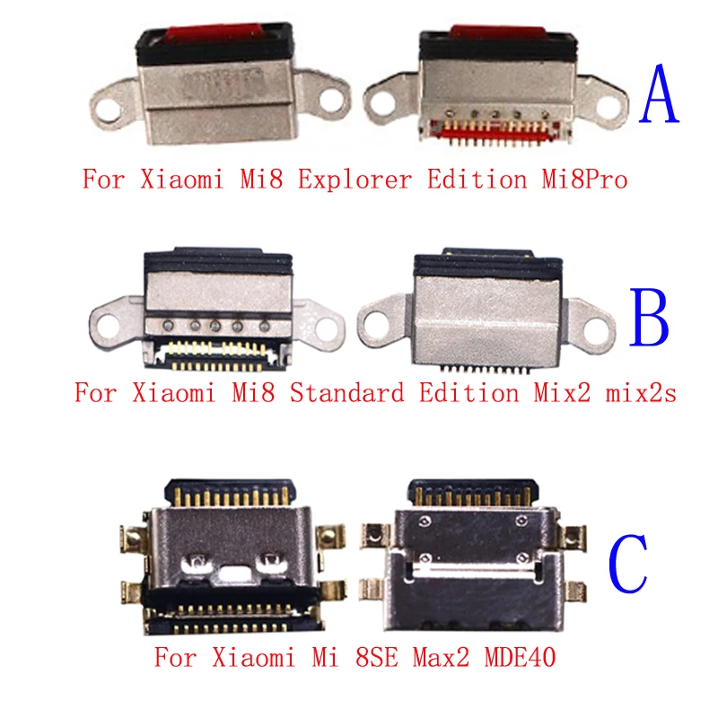 1Pcs Micro Usb Charger Charging Port Plug Dock Connector For Xiaomi MI8 MI 8 SE M8 Pro Max Mix 2 2S Mix2 Mix2s 8SE Mi8SE Max2 | Мобильные