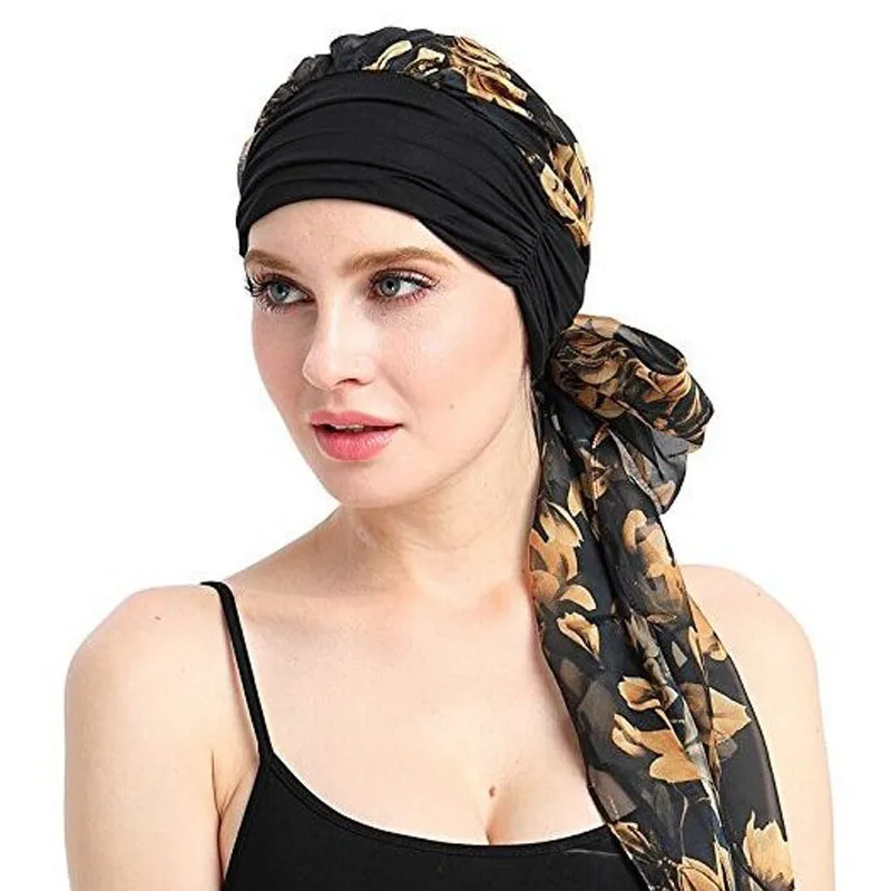 Women India Muslim Elastic Cotton Caps Printed Turban Chemo Hats Elastic Long Tail Head Wraps Pastoral Style Scarf Wrap &&8
Women India Muslim Elastic Cotton Caps Printed Turban Chemo Hats Elastic Long Tail Head Wraps Pastoral Style Scarf Wrap &&8