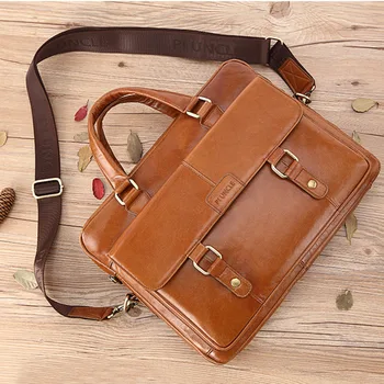 Men's Laptop Briefcase Bag Men Genuine Leather Laptop Handbag Male Leather Computer Office Bags For Man laptop Messenger Bag
Men's Laptop Briefcase Bag Men Genuine Leather Laptop Handbag Male Leather Computer Office Bags For Man laptop Messenger Bag