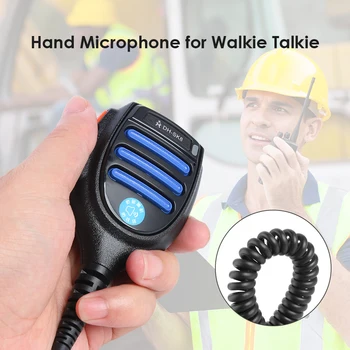 Handheld Mic Speaker Hand Microphone Portable 2 Pin Lightweight Musical Elements Mic for Kenwood TK-240 Two Way Radio
Handheld Mic Speaker Hand Microphone Portable 2 Pin Lightweight Musical Elements Mic for Kenwood TK-240 Two Way Radio