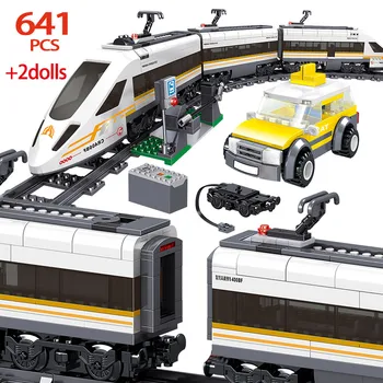 641pcs Electric Revival High-speed Rail Train Building Blocks Compatibe Technik Train Railway Bricks For Children Toys
641pcs Electric Revival High-speed Rail Train Building Blocks Compatibe Technik Train Railway Bricks For Children Toys