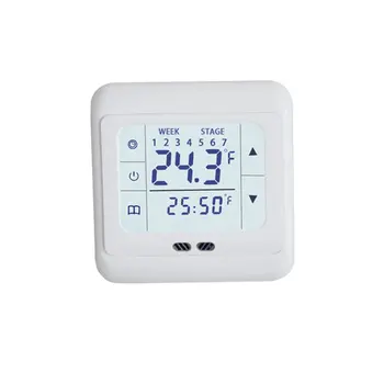 Thermoregulator Touch Screen Heating Thermostat for Warm Floor Electric Heating System Temperature Controller With Kid Lock
Thermoregulator Touch Screen Heating Thermostat for Warm Floor Electric Heating System Temperature Controller With Kid Lock