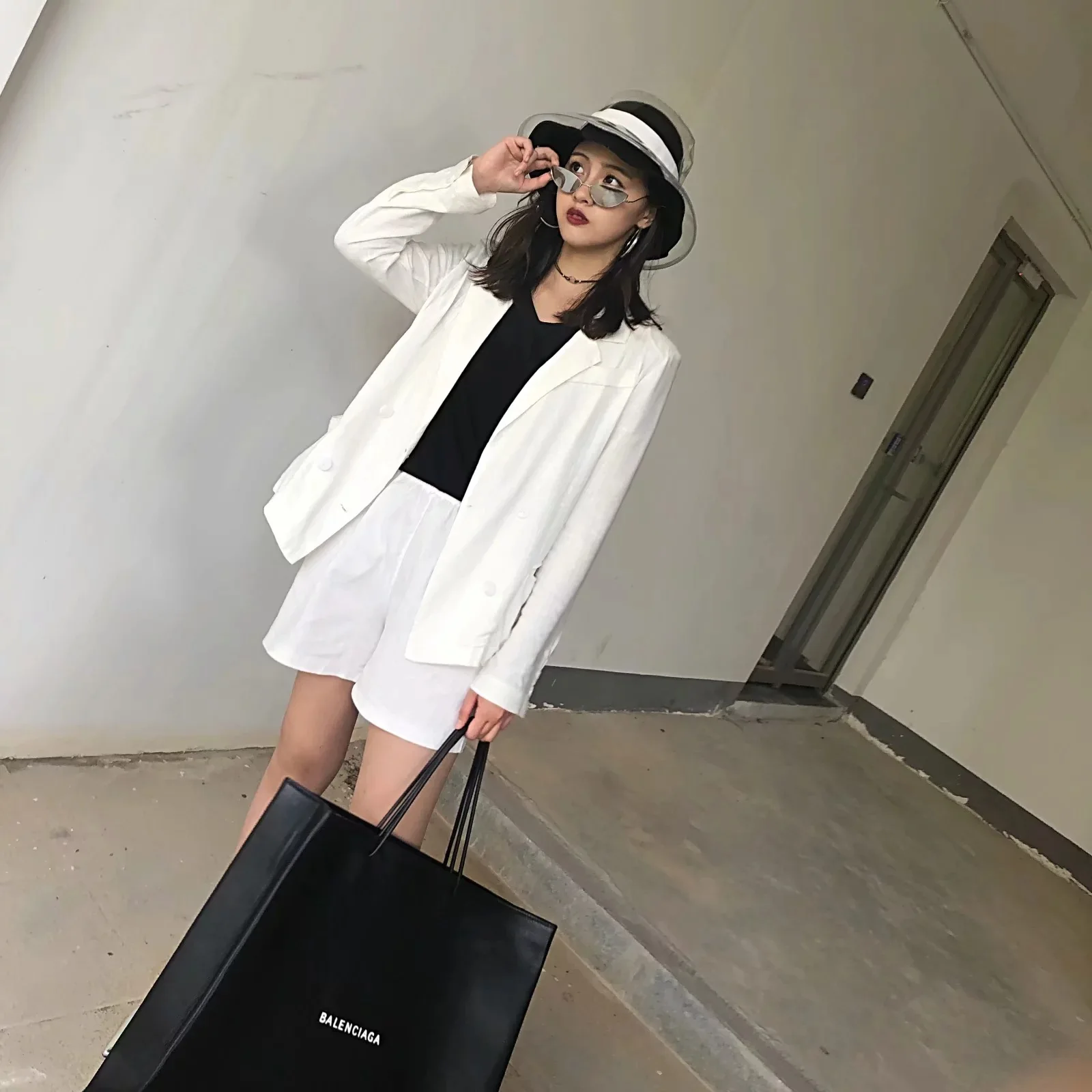 AliExpress EBay Hot Selling 2018 Autumn New Style Europe And America WOMEN'S White Cotton Linen Loose-Fit Suit Coat 
AliExpress EBay Hot Selling 2018 Autumn New Style Europe And America WOMEN'S White Cotton Linen Loose-Fit Suit Coat