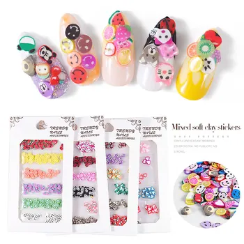1 Pack Cute Slices 3D Nail Art Decorations Mixed Smile Face Cartoon Animals Fruit Design Polymer Clay DIY Nail Stickers
1 Pack Cute Slices 3D Nail Art Decorations Mixed Smile Face Cartoon Animals Fruit Design Polymer Clay DIY Nail Stickers