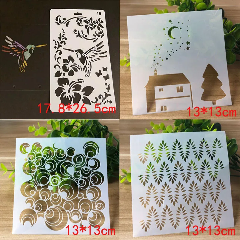 4pcs/set Stencils Bullet Journal Templates For Crafts DIY Templates Painting Emboss Scrapbooking Album Drawing Stencil Reusable
4pcs/set Stencils Bullet Journal Templates For Crafts DIY Templates Painting Emboss Scrapbooking Album Drawing Stencil Reusable