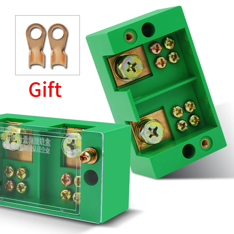 1pcs Connection Distribution Box 2-in 4-out Three phase Green Terminal Block Row Junction Metering Box Part Line
1pcs Connection Distribution Box 2-in 4-out Three phase Green Terminal Block Row Junction Metering Box Part Line