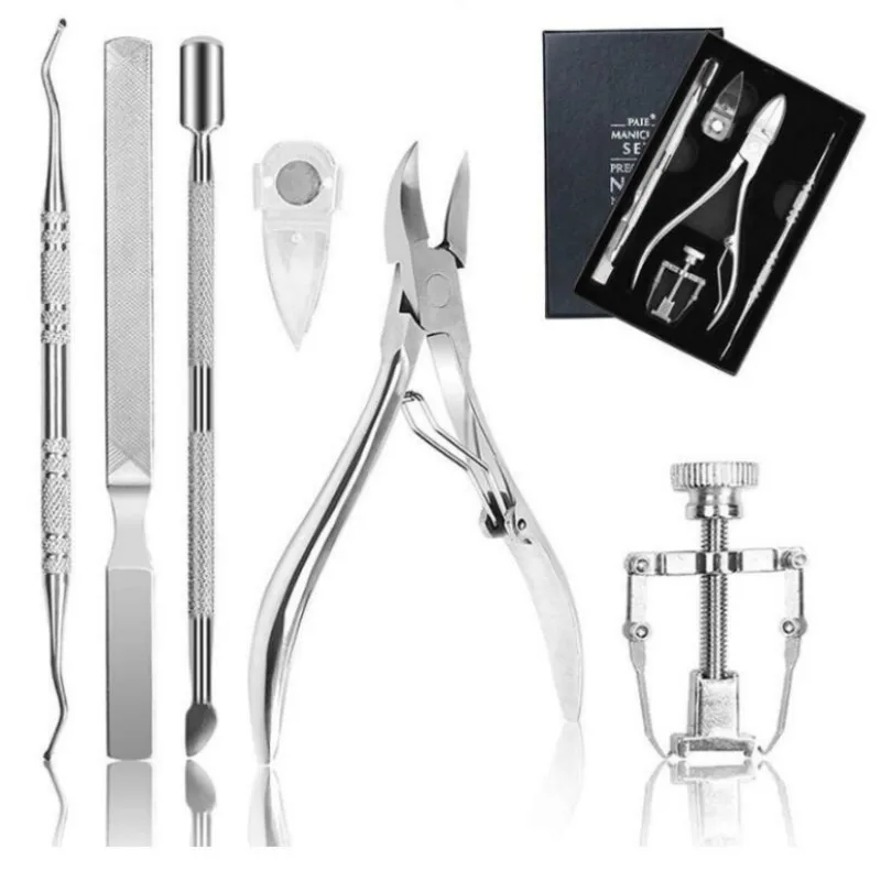 2/6pcs Set Cuticle Remover Kit Nail Clipper Trimmer for Cuticle Ingrown Nails Pedicure & Manicure Corrector Fixer Foot Care Tool
2/6pcs Set Cuticle Remover Kit Nail Clipper Trimmer for Cuticle Ingrown Nails Pedicure & Manicure Corrector Fixer Foot Care Tool