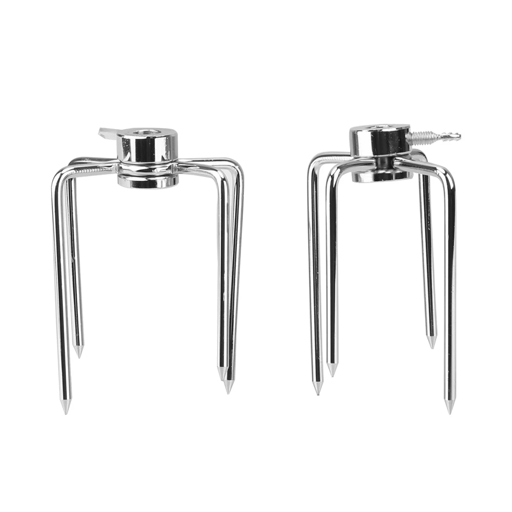 Description Picture 6 of itemStainless Steel BBQ Forks Charcoal Chicken Grill Rotisserie Meat Fork 2pcs/set Barbecue Supplies BBQ Tool Rotisserie BBQ Forks