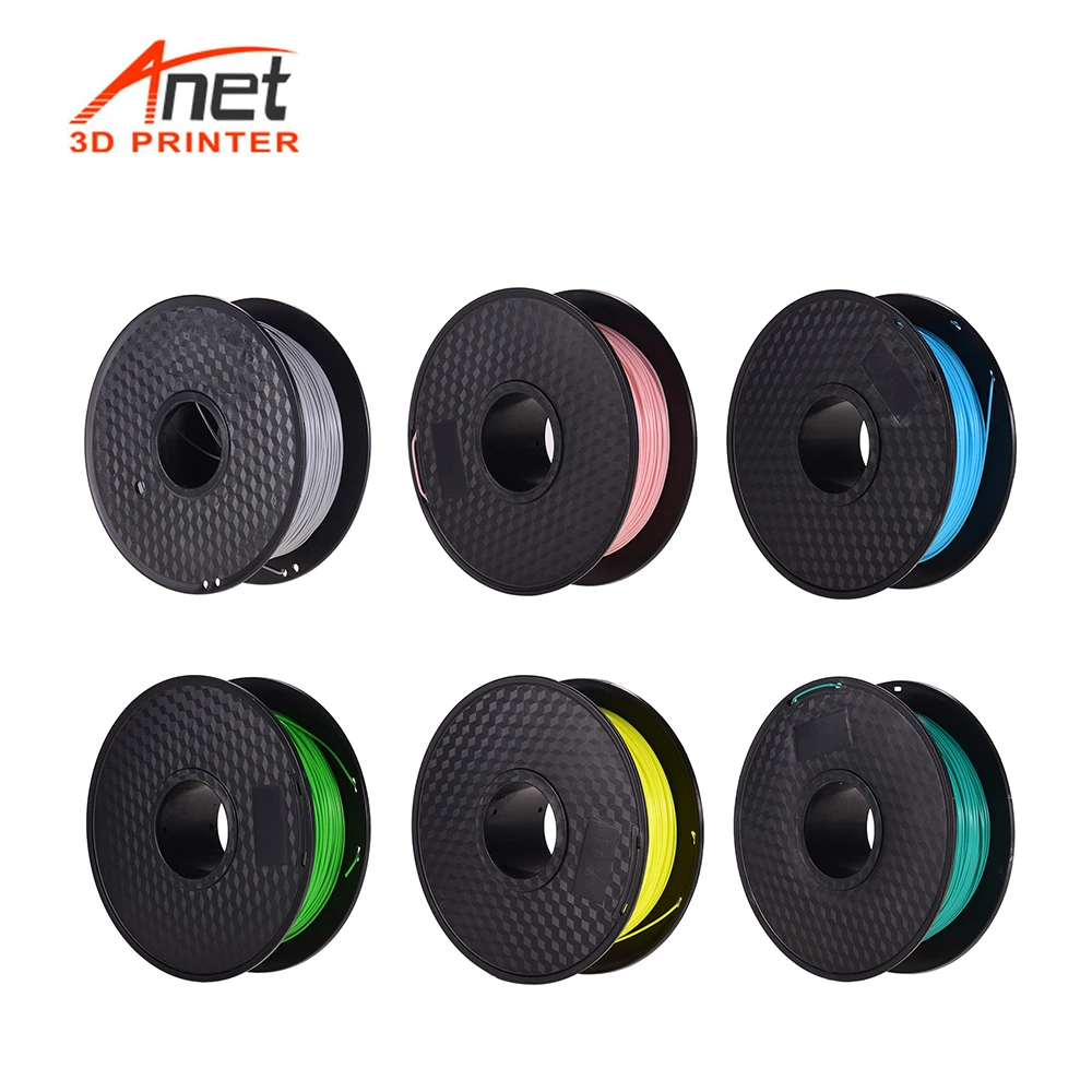 

Anet 1.75mm 3D Printing PLA Filament Dimensional Accuracy ±0.02mm No Clogging Filaments Printing1KG Spool for 3D Printers