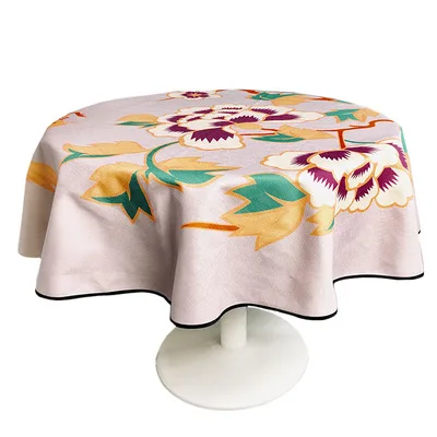 Chinese waterproof cotton and linen round tablecloth, cloth round table coffee table dining table cover cloth table mat
Chinese waterproof cotton and linen round tablecloth, cloth round table coffee table dining table cover cloth table mat