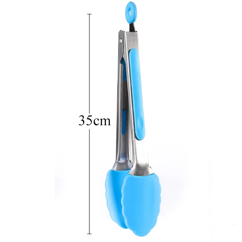 35cm Food Clip Barbecue Tongs Silicone Kitchen Cooking Salad Serving Home BBQ Accessories Heat-resistant Barbecue Pliers
35cm Food Clip Barbecue Tongs Silicone Kitchen Cooking Salad Serving Home BBQ Accessories Heat-resistant Barbecue Pliers