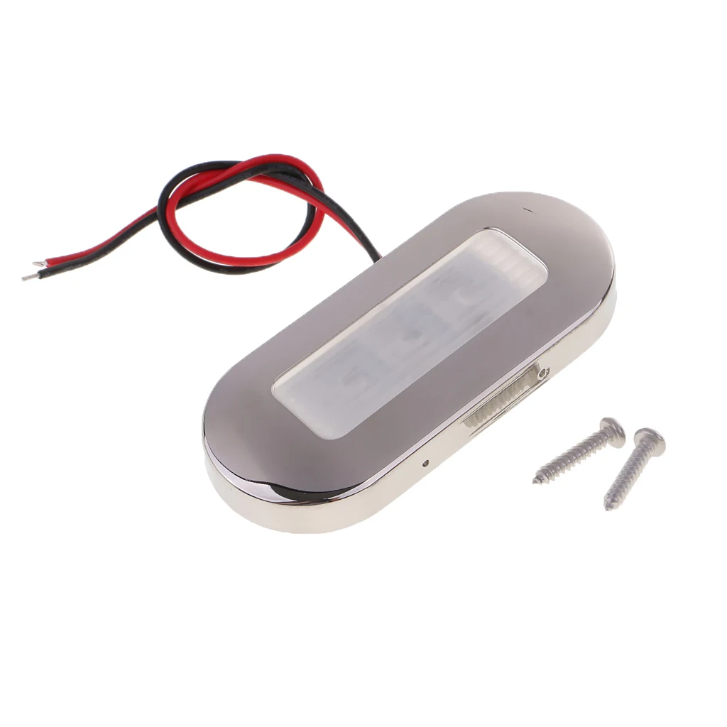 2pcs 12V Marine Boat RV 3LED Oblong Oval Surface Mount Courtesy Accent 2pcs 12V Marine Boat RV 3LED Oblong Oval Surface Mount Courtesy Accent