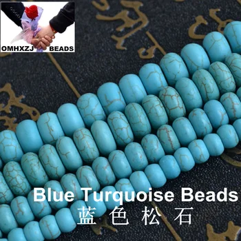 OMHXZJ Wholesale 6 8 10 MM Free Shipping Natural Blue Turquoise Loose Beads 15 "Strand Pick Size For Jewelry Making ZZ91 
OMHXZJ Wholesale 6 8 10 MM Free Shipping Natural Blue Turquoise Loose Beads 15 "Strand Pick Size For Jewelry Making ZZ91