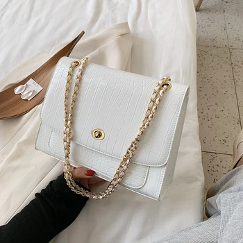 Crocodile pattern Flip Crossbody bag 2020 Fashion New High-quality Leather Women's Designer Handbag Chain Shoulder Messenger Bag
Crocodile pattern Flip Crossbody bag 2020 Fashion New High-quality Leather Women's Designer Handbag Chain Shoulder Messenger Bag