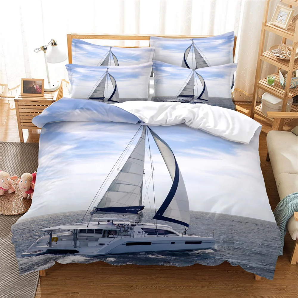 Sailboat Bedding Set Duvet Cover Set 3d Bedding Digital Printing Bed Linen Queen Size Bedding Set Fashion Design bed cover set
Sailboat Bedding Set Duvet Cover Set 3d Bedding Digital Printing Bed Linen Queen Size Bedding Set Fashion Design bed cover set