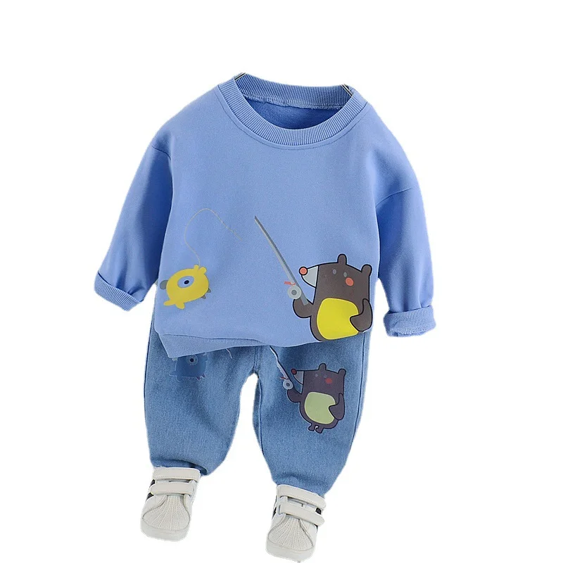 New Spring Baby Girls Clothes Children Boys Cartoon T-Shirt Pants 2Pcs/Sets Autumn Toddler Casual Costume Kids Infant Tracksuits
New Spring Baby Girls Clothes Children Boys Cartoon T-Shirt Pants 2Pcs/Sets Autumn Toddler Casual Costume Kids Infant Tracksuits