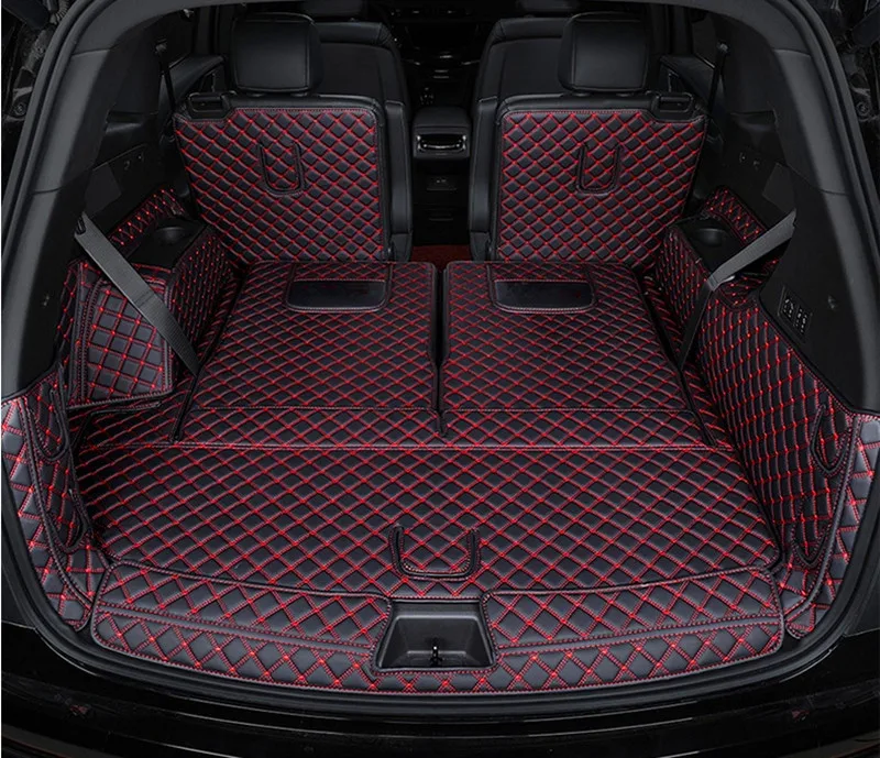 

Лучшее качество! Специальные коврики для багажника автомобиля Cadillac XT6 2024-2020, 6, 7 сидений, прочные коврики для багажника, подкладка для груза, бесплатная доставка